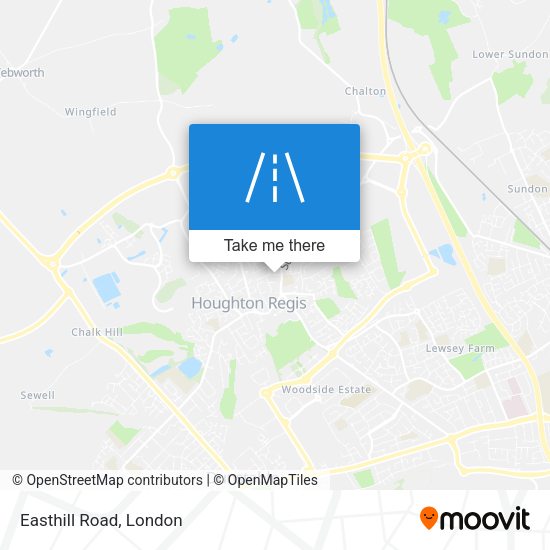 Easthill Road map