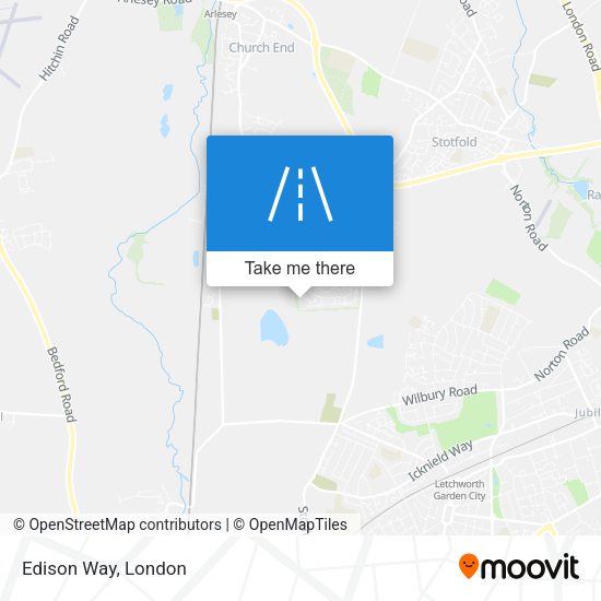 Edison Way map