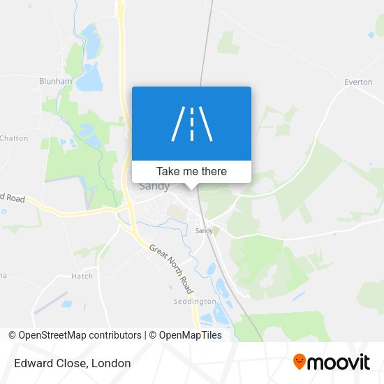 Edward Close map