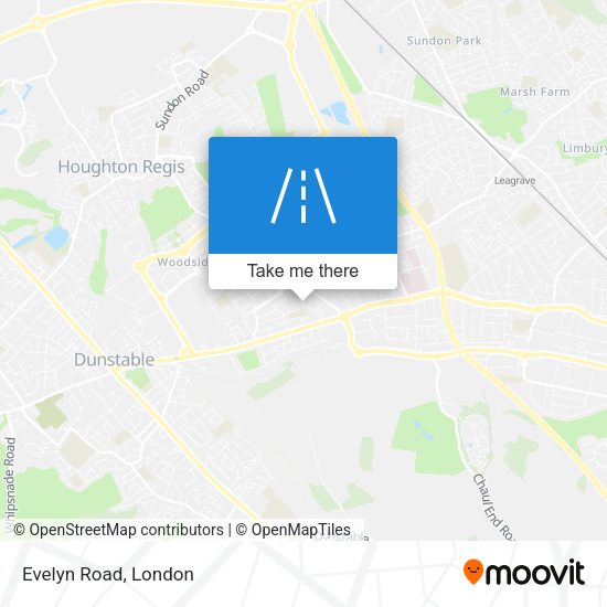 Evelyn Road map