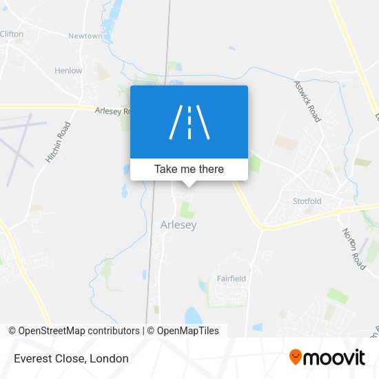 Everest Close map