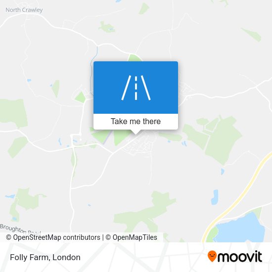 Folly Farm map