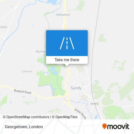 Georgetown map