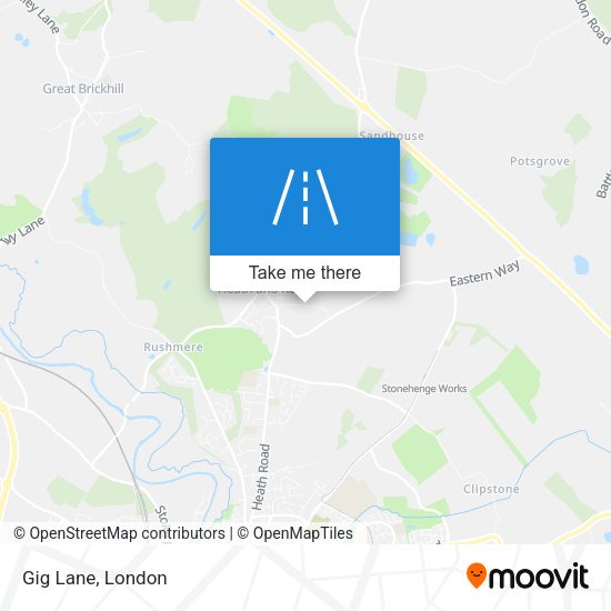Gig Lane map