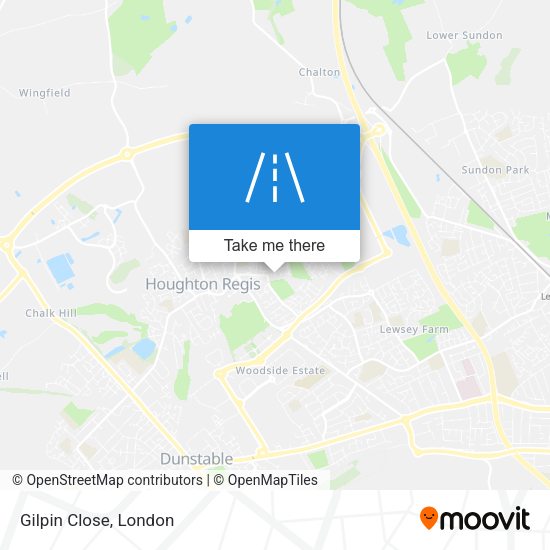 Gilpin Close map