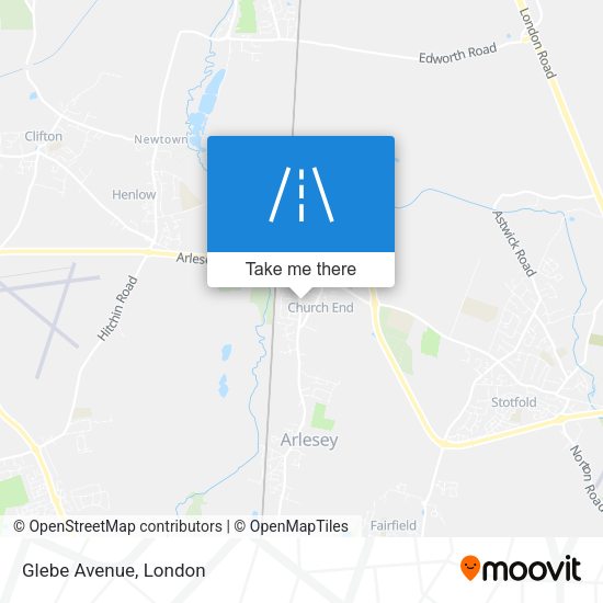 Glebe Avenue map