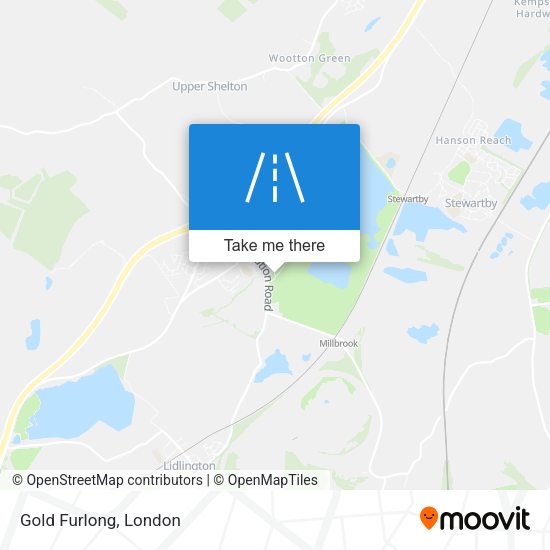 Gold Furlong map