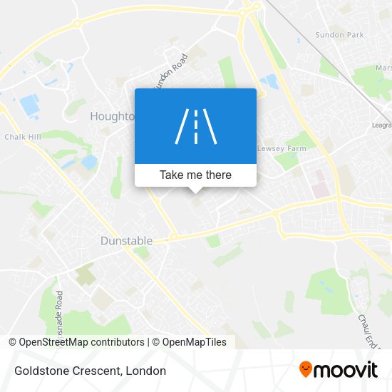 Goldstone Crescent map
