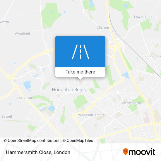 Hammersmith Close map