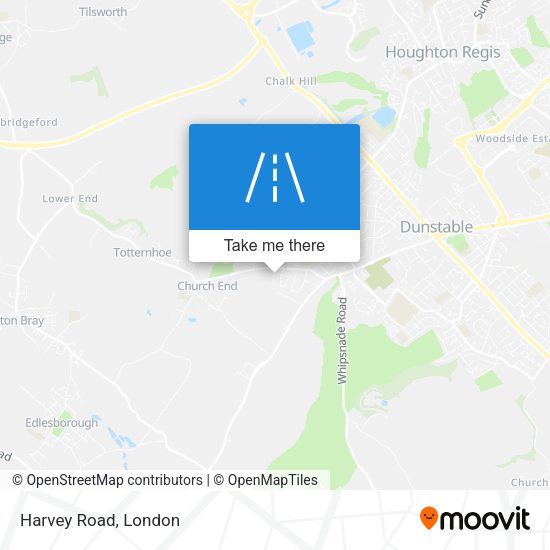 Harvey Road map