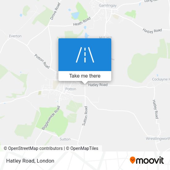 Hatley Road map