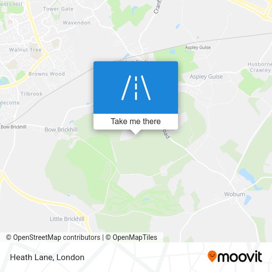 Heath Lane map