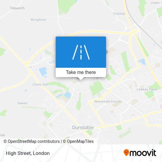 High Street map