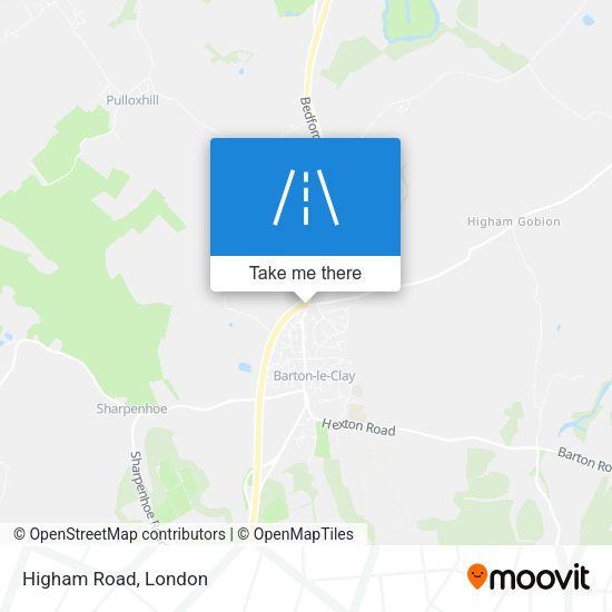 Higham Road map