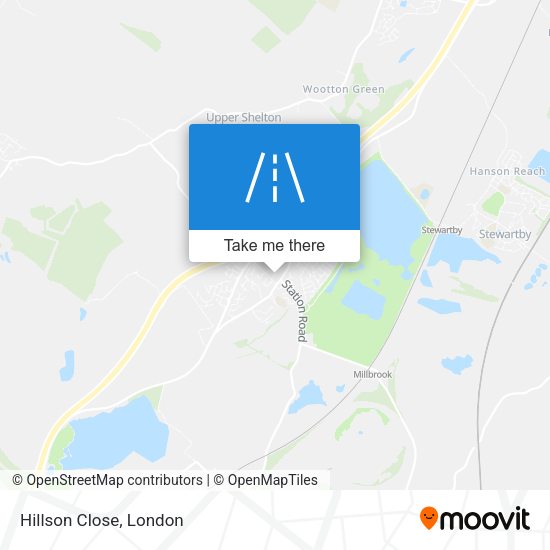 Hillson Close map