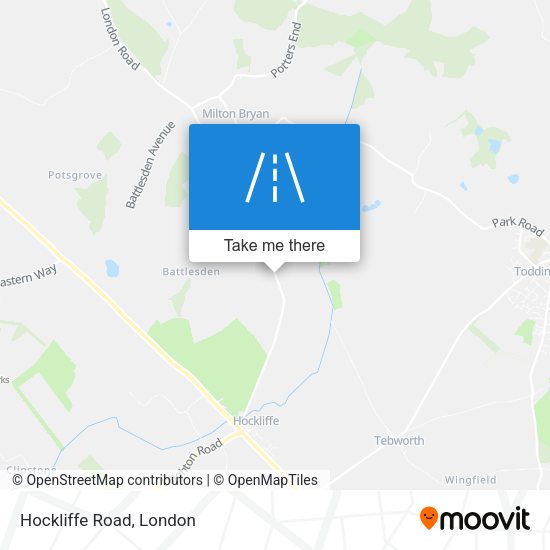 Hockliffe Road map