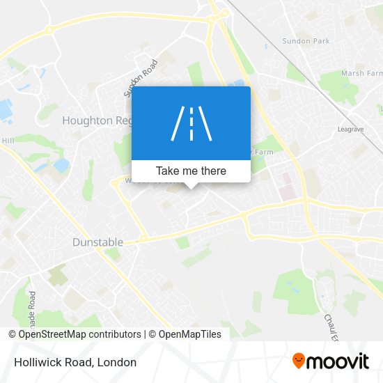 Holliwick Road map