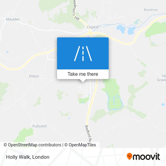 Holly Walk map