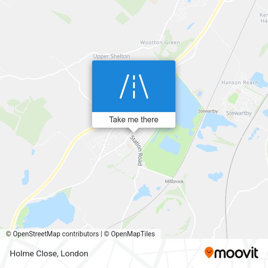 Holme Close map