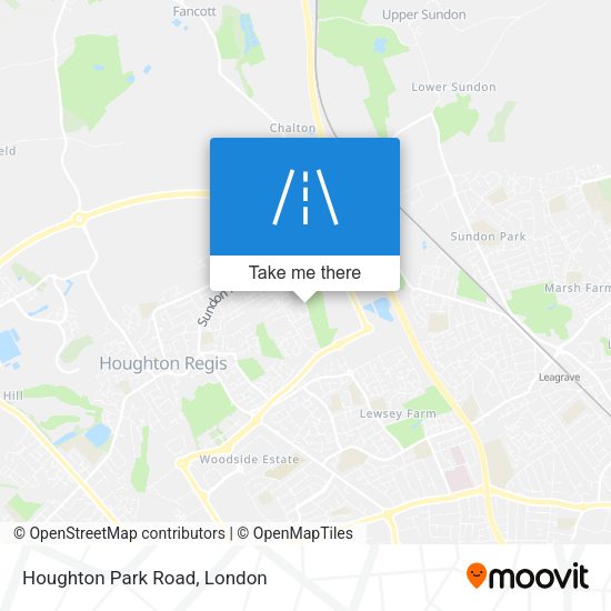 Houghton Park Road map