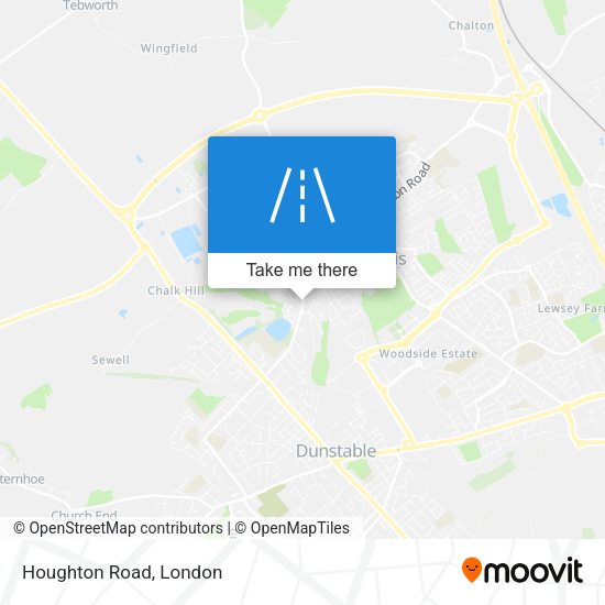 Houghton Road map