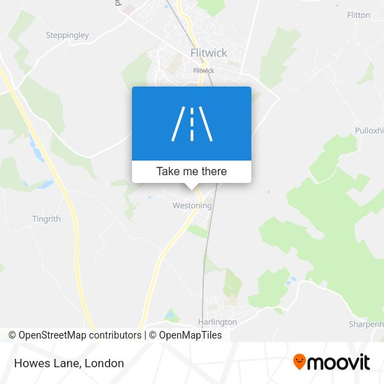 Howes Lane map