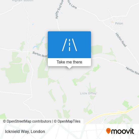 Icknield Way map