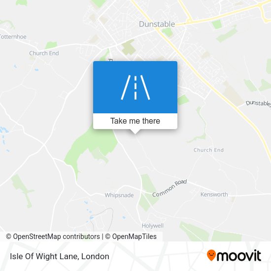 Isle Of Wight Lane map