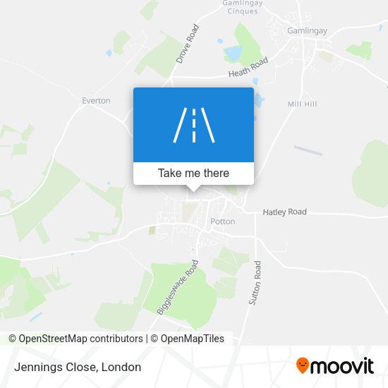 Jennings Close map