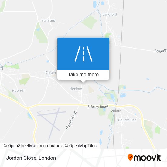 Jordan Close map