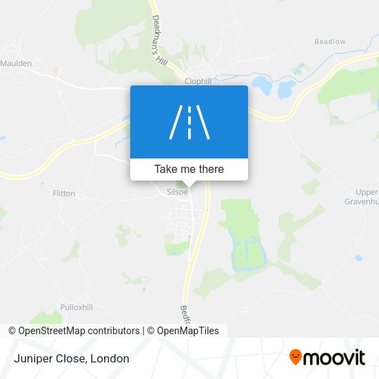 Juniper Close map