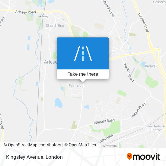 Kingsley Avenue map