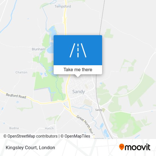 Kingsley Court map
