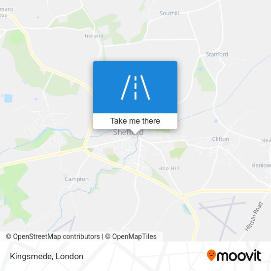 Kingsmede map