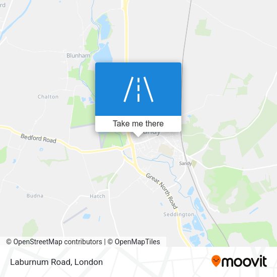 Laburnum Road map