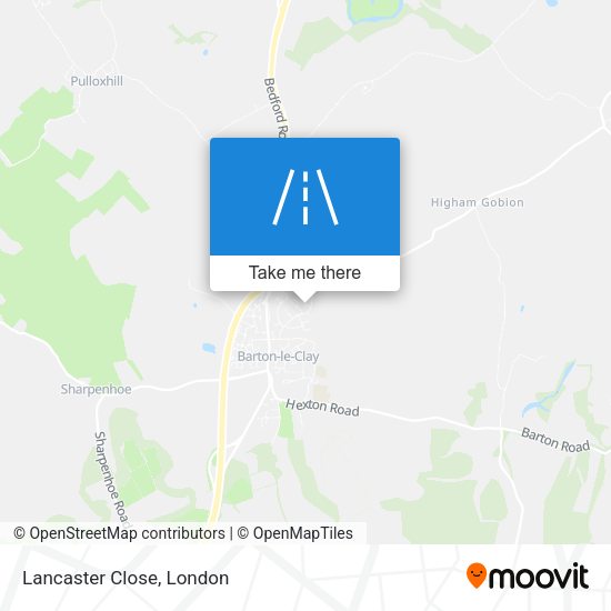 Lancaster Close map