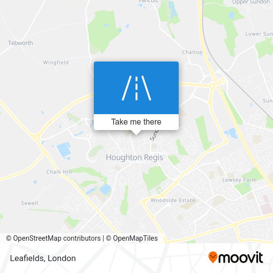 Leafields map