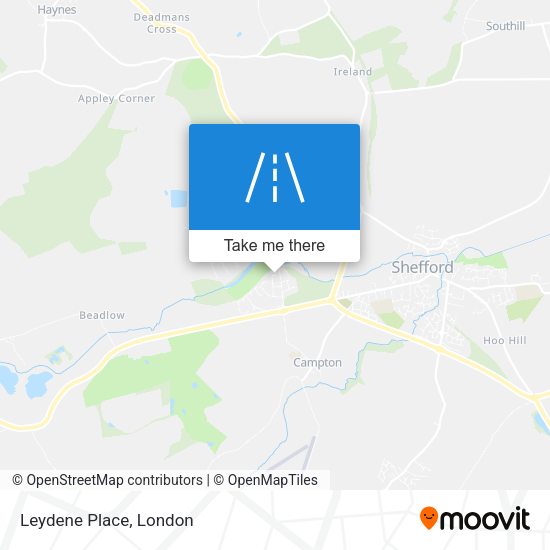 Leydene Place map