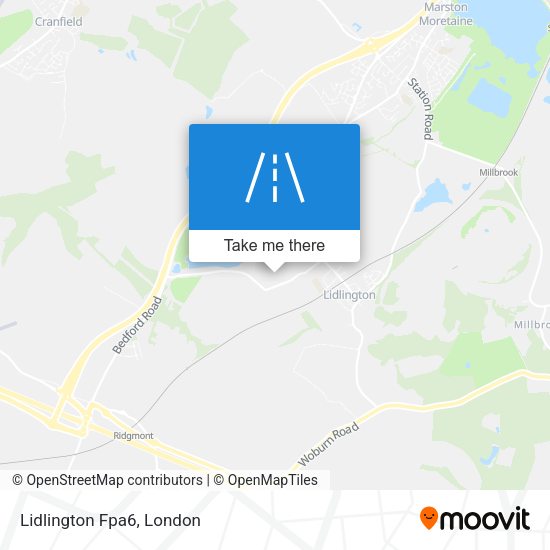 Lidlington Fpa6 map
