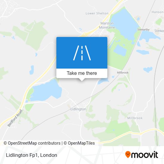 Lidlington Fp1 map