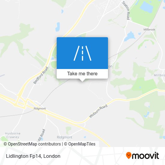 Lidlington Fp14 map