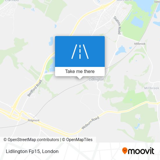 Lidlington Fp15 map