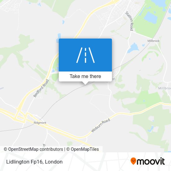 Lidlington Fp16 map