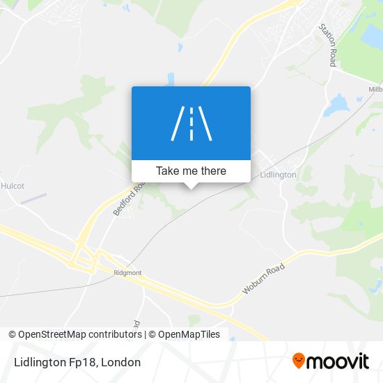 Lidlington Fp18 map