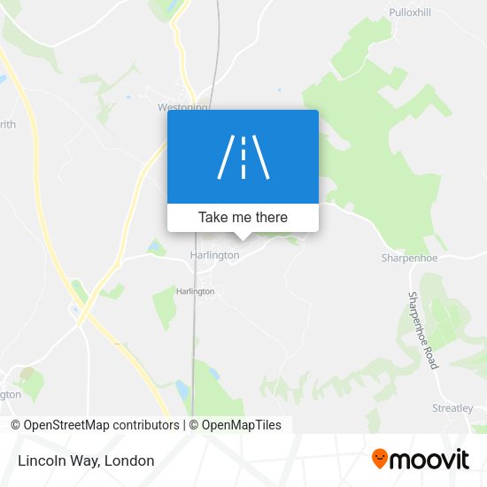 Lincoln Way map