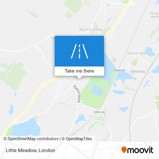 Little Meadow map