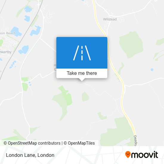 London Lane map