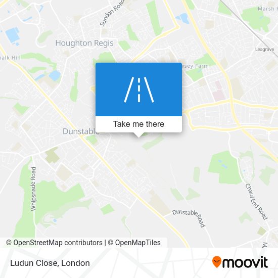 Ludun Close map