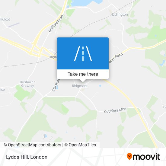 Lydds Hill map