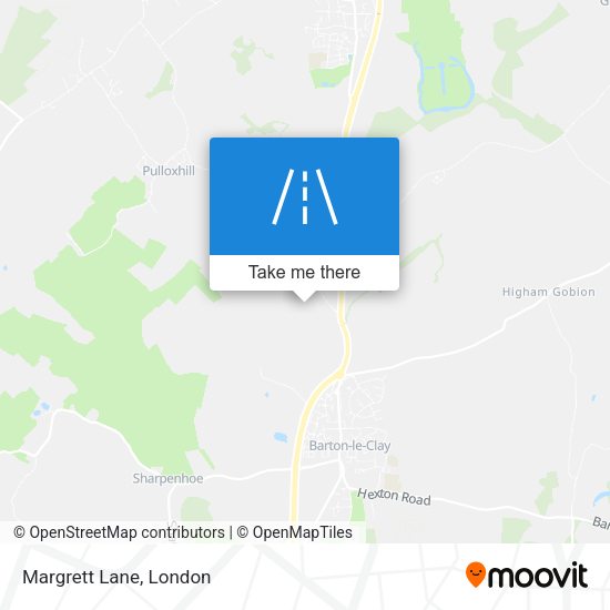 Margrett Lane map